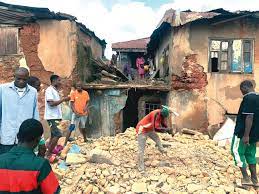 8 escape death as 2-storey building collapses in Ibadan following downpour
